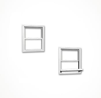 single hung vs double hung windows