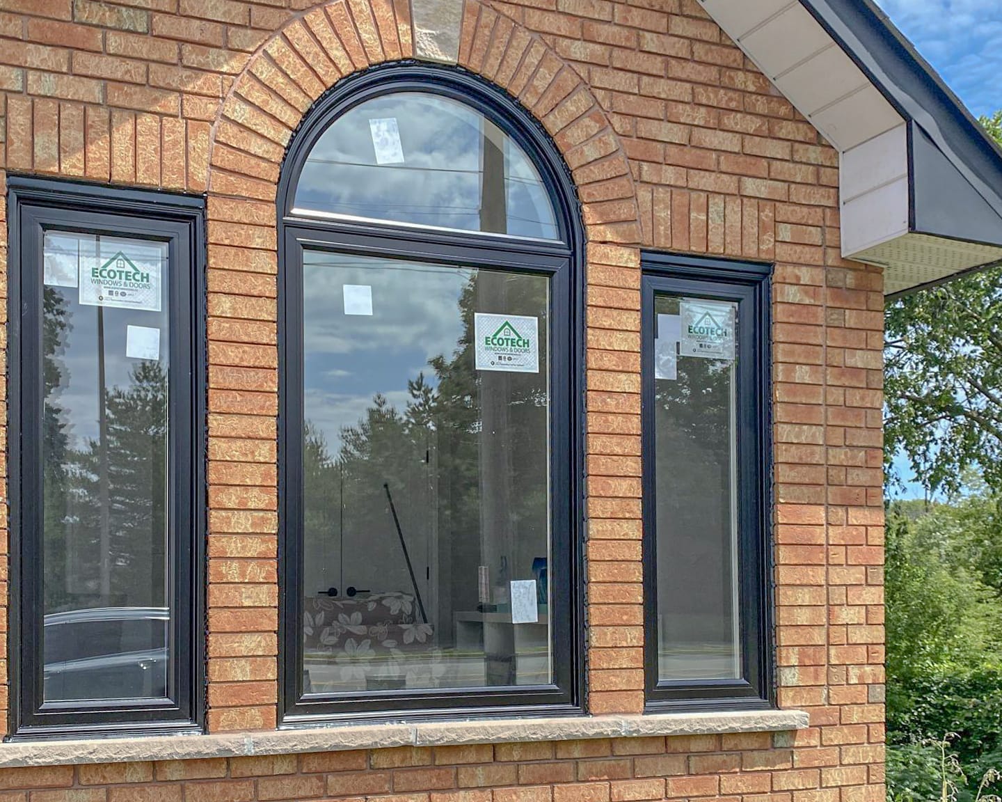 shaped windows installation