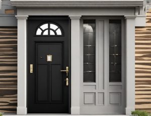 What is the Significance of Black Front Doors - EcoTech Windows & Doors