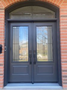 Double doors creating seamless transition